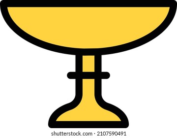 vase vector color line icon