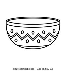 Icono vectorial de la vasa. signo de ilustración de amphora. símbolo de jarra.