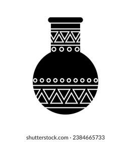 Vase vector icon. amphora illustration sign. jug symbol.