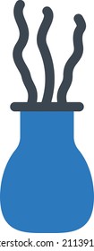 Ilustración vectorial de vase en un fondo transparente.Símbolos de calidad premium.Icono vector glifos para el concepto y diseño gráfico.