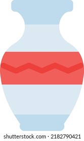 vase Vector illustration on a transparent background. Premium quality symmbols. Line Color vector icons for concept and graphic design.