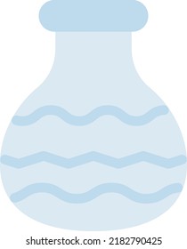 vase Vector illustration on a transparent background. Premium quality symmbols. Line Color vector icons for concept and graphic design.