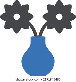 vase Vector illustration on a transparent background. Premium quality symmbols. Glyphs vector icons for concept and graphic design.