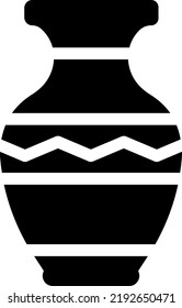 vase Vector illustration on a transparent background. Premium quality symmbols. Glyphs vector icons for concept and graphic design.