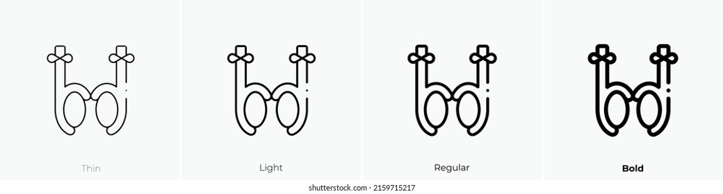 vasectomy icon. Linear style sign isolated on white background. Vector illustration.