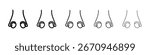 Vasectomy icon vector collection. EPS 10