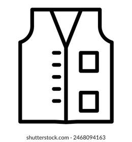 Vasket Vector Line Icon Design