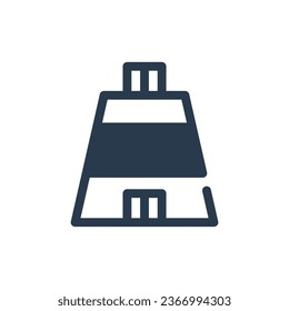 Vast Cricket Field vector icon illustration