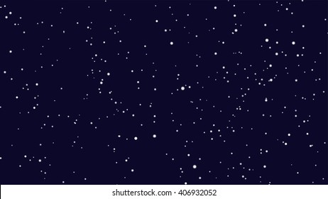 Vast Night Sky Filled with Twinkling Stars: A Serene Canvas of Distant White Dots Set Against a Deep Midnight Blue Backdrop, Reflecting the Infinite Wonders of the Cosmos