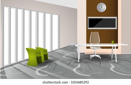 
vast office space