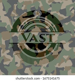 Vast on camouflaged pattern. Vector Illustration. Detailed.