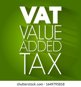 IVA - Acrónimo del impuesto sobre el valor añadido, contexto del concepto de negocio