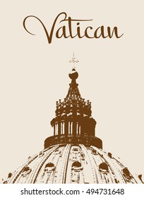 Vatican Brownd Vector