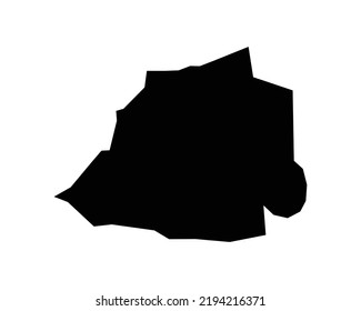 Vatican City Map. Vatican Country Map. Black and White National Nation Geography Outline Border Boundary Territory Shape Vector Illustration EPS Clipart