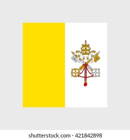 Vatican City national flag
