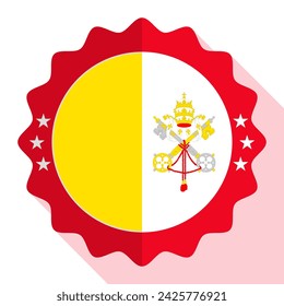Vatican City quality emblem, label, sign, button. Vector illustration.