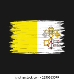 Vektorgrafik der Vatikanischen Flagge
