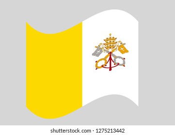 Vatican Flag Vector Stock Vector (Royalty Free) 1275213442 | Shutterstock