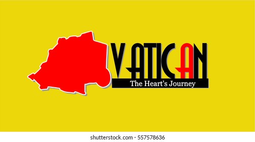 Vatican the heart's journey, Vector Design