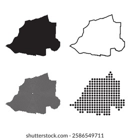 Vatican Map Icon Element Design
