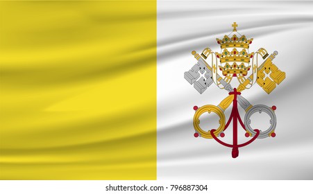 Vatican national flag