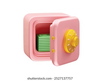 Vault 3d illustration icon 3d rendering