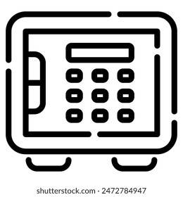 Vault Door icon for web, app, infographic, etc