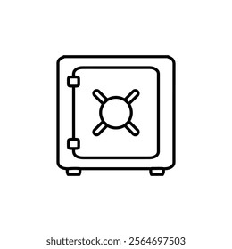 vault icon vector symbol isolated