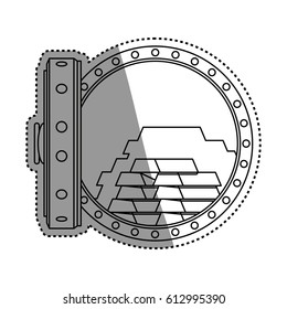 vault safe deposit bank gold