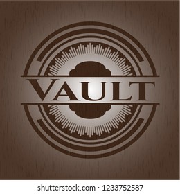 Vault wood emblem