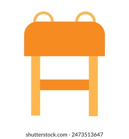 Vaulting Horse Vector Flat Icon design