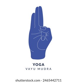 VAYU MUDRA. Powerful Yoga Hand Mudras for Optimal Health. Hand gestures