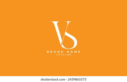 VB, BV, Abstract initial monogram letter alphabet logo design