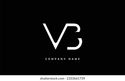 VB, BV Abstract Letters Logo Monogram