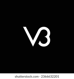 VB or BV abstract outstanding professional business awesome artistic branding company different colors illustration logo