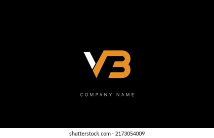 VB, BV Alphabet Letters Logo Monogram