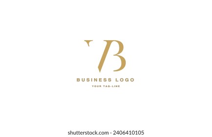 VB, BV, V, B, Abstract Letters Logo Monogram