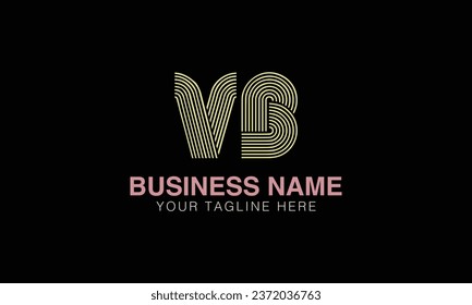 VB initial logo | initial based abstract modern minimal creative logo, vector template image. luxury logotype , real estate homie . typography . initials 