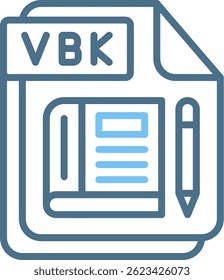 VBK Line Two Colour Icon