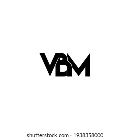vbm letter original monogram logo design