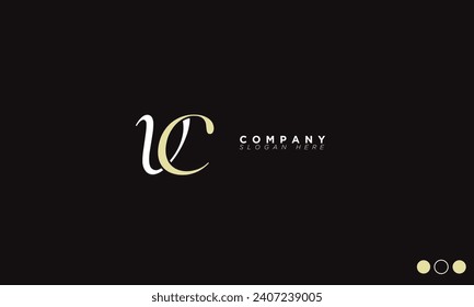 VC Alphabet letters Initials Monogram logo CV, V and C
