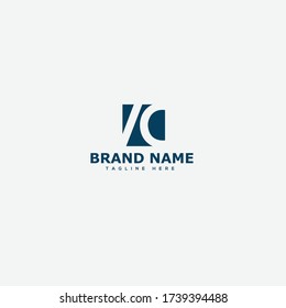 VC, CV Letter Logo Design Template Vector
