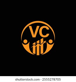 VC Financial logo design template, VC Financial logo