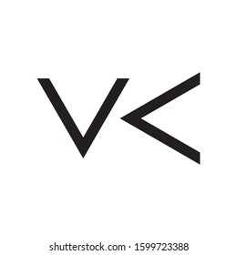 VC initial letter logo template vector icon design