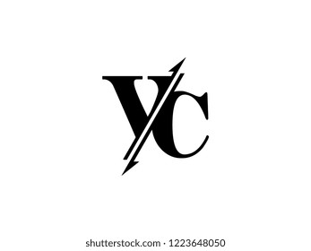 VC initials logo sliced
