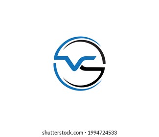 VC Letter Logo Design Creative Modern Vector