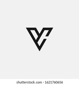 VC letter monogram logo. V & C