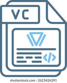VC Line Two Colour Icon