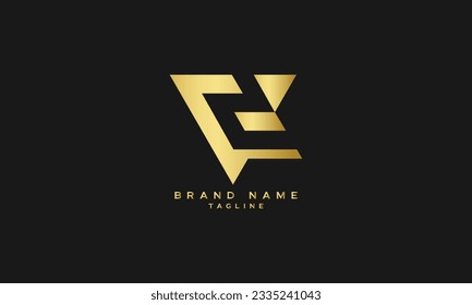 VCD, DCV, VD, DV, Resumen diseño inicial de logotipo en letra monograma
