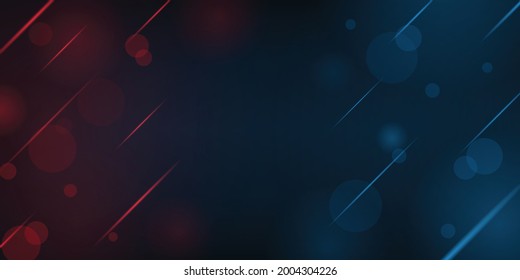 Vcetor light abstract blue and red background.